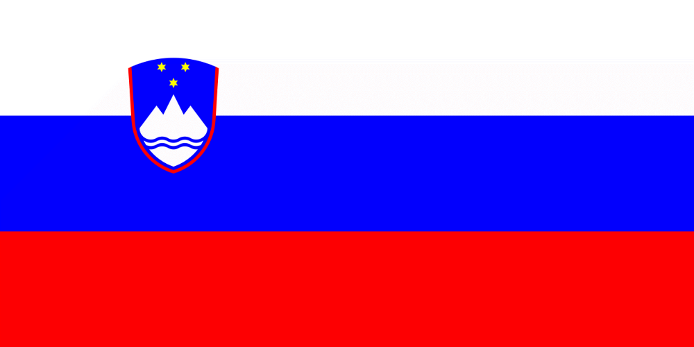 Flagge von Slovenien