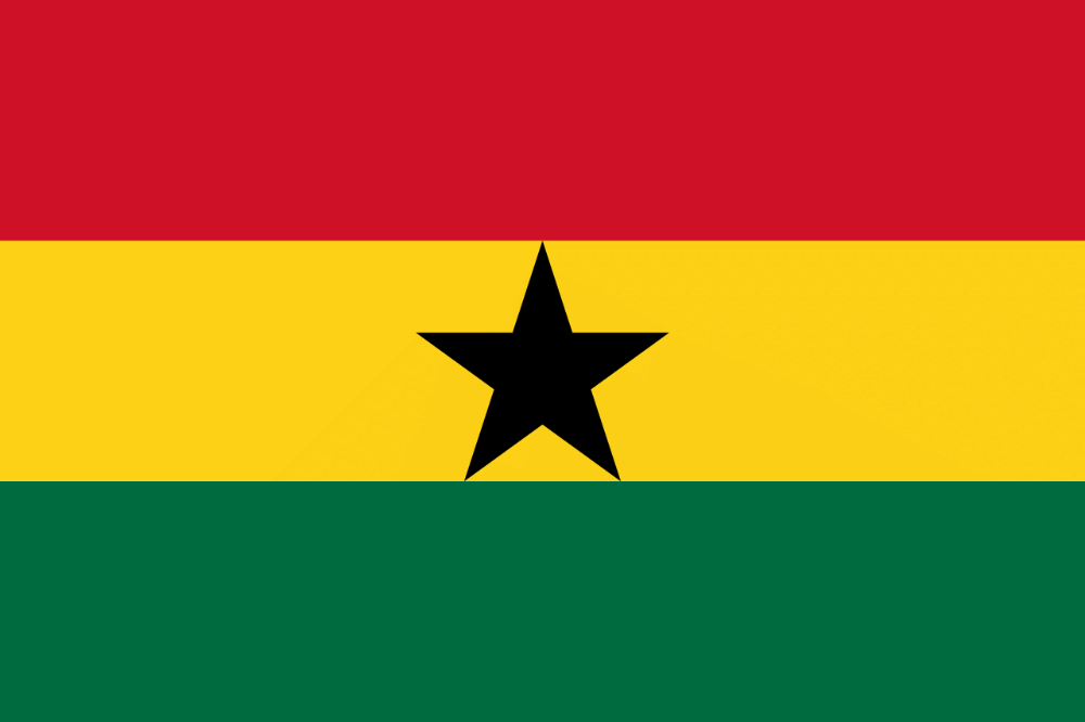 Flagge von Ghana