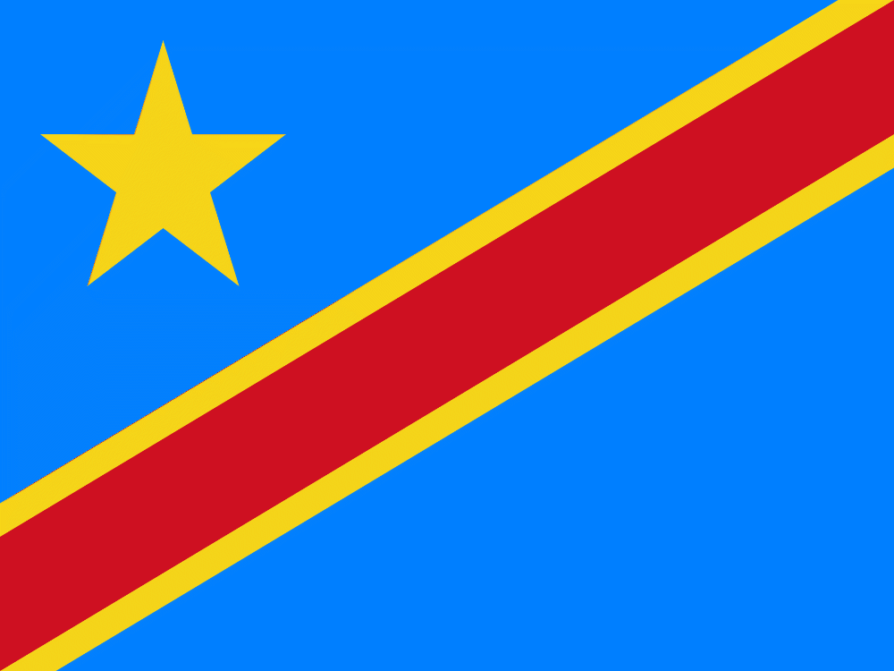 Flagge Republik Kongo