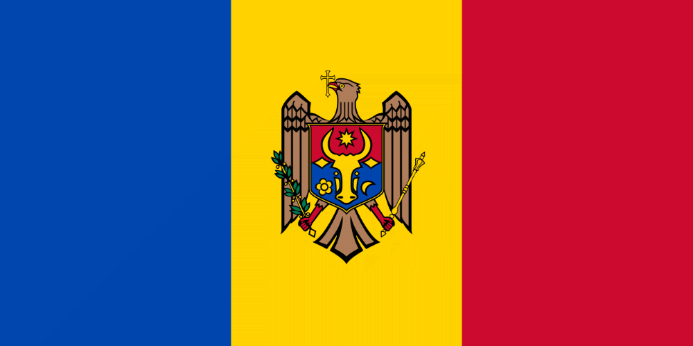 Flagge von Moldavien