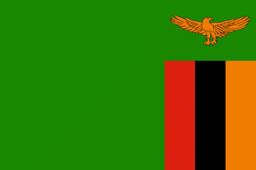 Flagge von Sambia