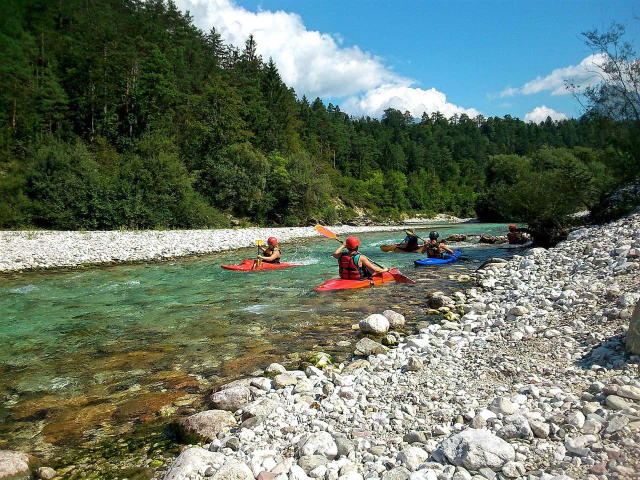 Kajak in Slovenien