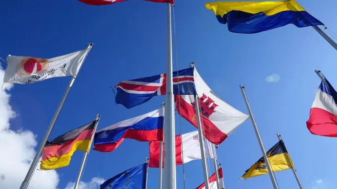 Souveräner Staat Flaggen