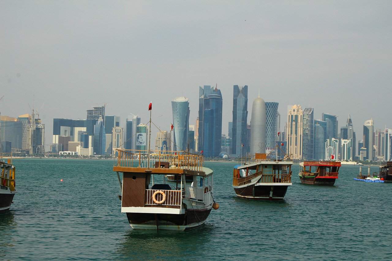 Boote in Doha