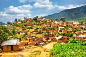 Dorf in Kongo