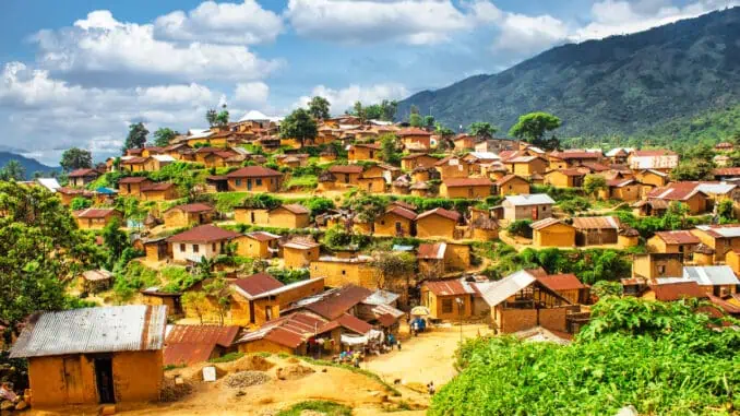 Dorf in Kongo