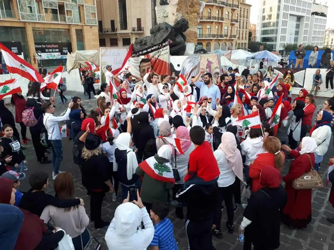 Feiern zum Unabhängigkeitstag in Beirut Libanon