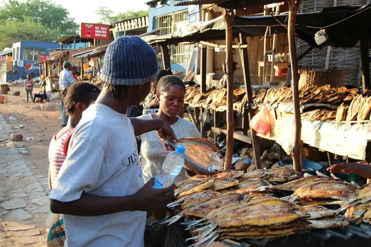 Markt in Sambia