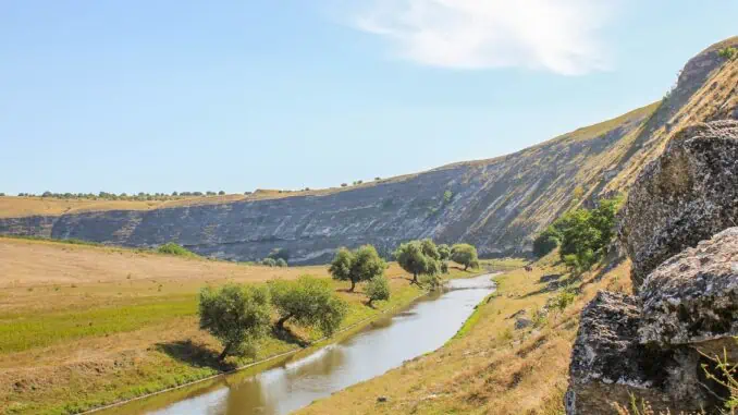 Der Răut im Nationalpark Orhei in Moldavien