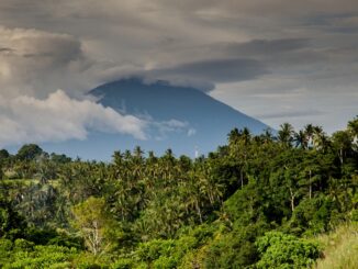 Vulkan im Einheitsstaat Costa Rica