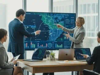 Landkarte des Erfolgs